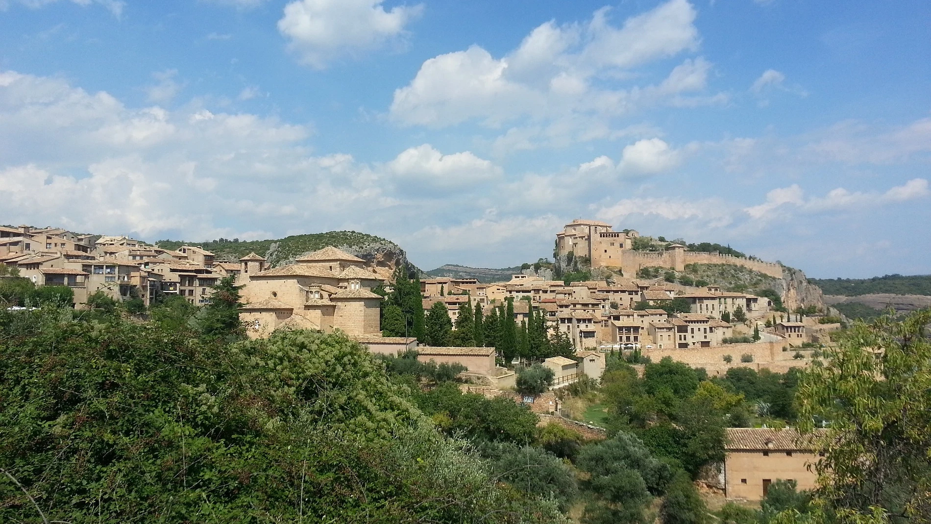 Vista de Alquézar, en Huesca