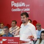 Tudanca interviene en el Comité Autonómico del PSOE