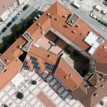 Autoconsumo sobre un tejado de Iberdrola