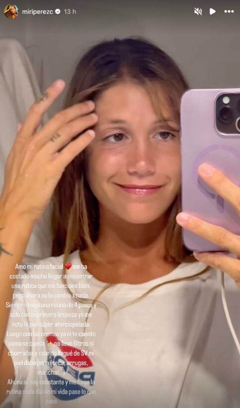 Captura de pantalla de una historia de Instagram