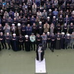 Iran's Supreme Leader Ayatollah Ali Khamenei leads Friday prayers in Tehran