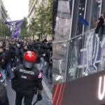 Los ultras del Anderlech la lían en San Sebastián