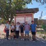 Participantes en el viaje de prensa organizado por la Consejería de Turismo para reforzar la promoción del Camino de la Cruz de Caravaca y de su Año Jubilar como una de las mejores experiencias de peregrinación para visitantes procedentes del Reino Unido e Irlanda