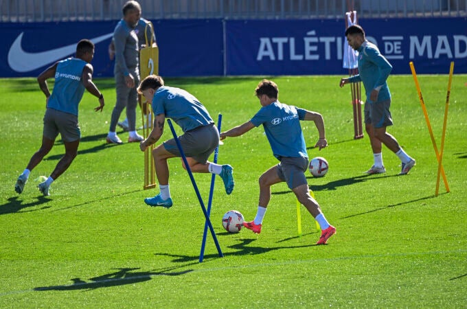 Entrenamiento del Atlético de Madrid