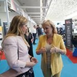 Leticia García dialoga con Raquel Alonso en la Feria que se celebra en Valladolid