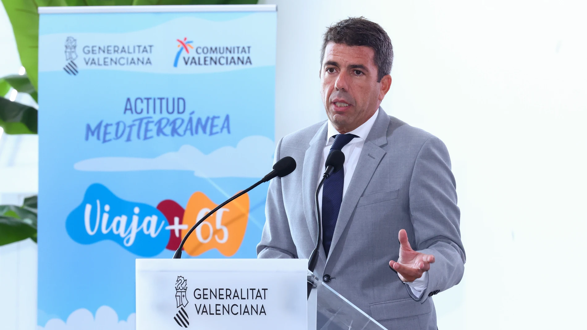 El presidente de la Generalitat, Carlos Mazón