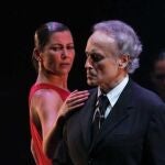 Sara Baras y Josep Carreras en un ensayo del espectáculo
