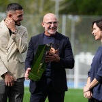 La selección española de fútbol recibe el Premio Internacional del Deporte de la Comunidad de Madrid