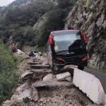 El autobús atrapado en el Desfiladero de la Hermida