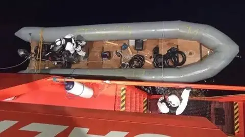 Lancha de rescate de Salvamento