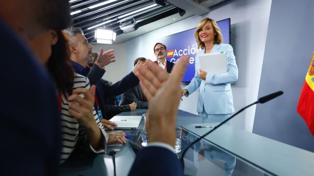 La portavoz del Gobierno y ministrra de Educación, Pilar Alegría