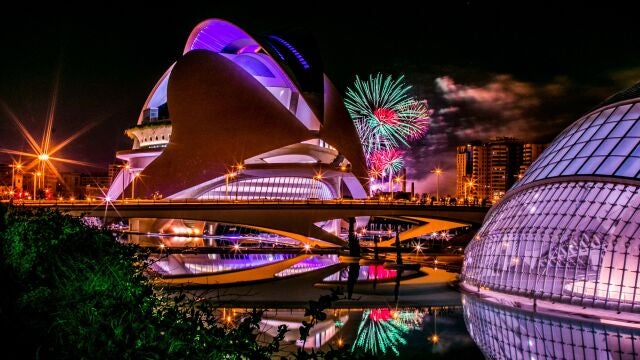 Castillo de fuegos artificiales en Valencia hoy martes por el 9 de octubre: horario y ubicación.