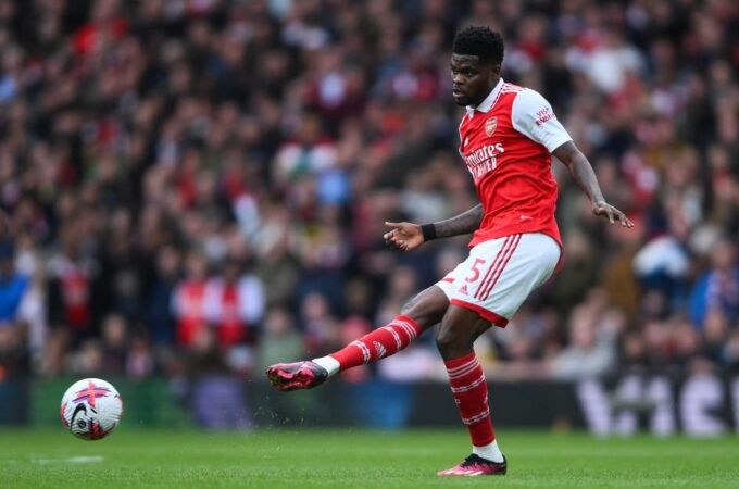 Thomas Partey con el Arsenal