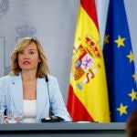 Rueda de prensa posterior a la reunión del Consejo de Ministros con la intervención de Pilar Alegría y Yolanda