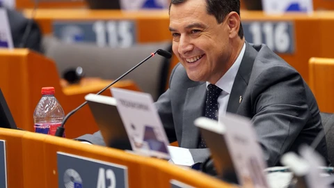 El presidente de la Junta de Andalucía, Juanma Moreno