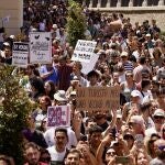 Manifestación por la vivienda en Málaga