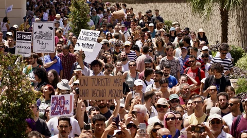 Manifestación por la vivienda en Málaga