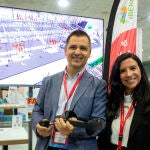 Óscar Cantalejo y Susana Martín en el Startup Olé que se celebra en Salamanca