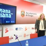 La alcaldesa de Burgos, Cristina Ayala, realiza un balance de la Semana Cidiana