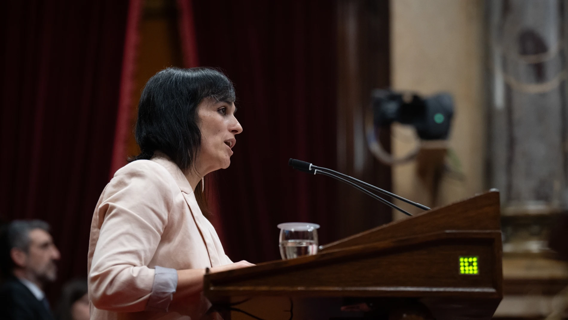 La lider de Aliança Catalana, Sílvia Orriols, en el Parlament DAVID ZORRAKINO - EUROPA PRESS 10/10/2024