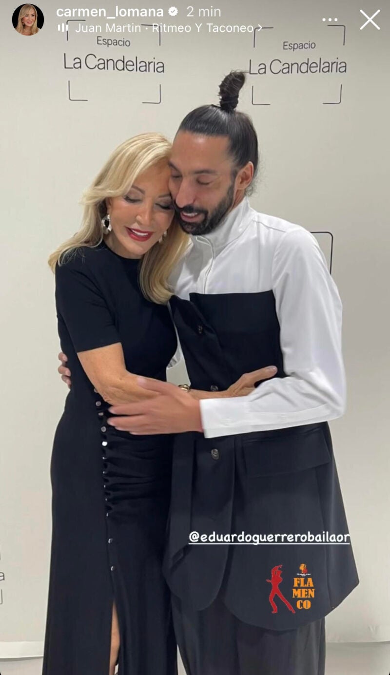 Carmen Lomana con vestido de Paco Rabanne.
