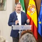 El secretario general del PSOE-A, Juan Espadas