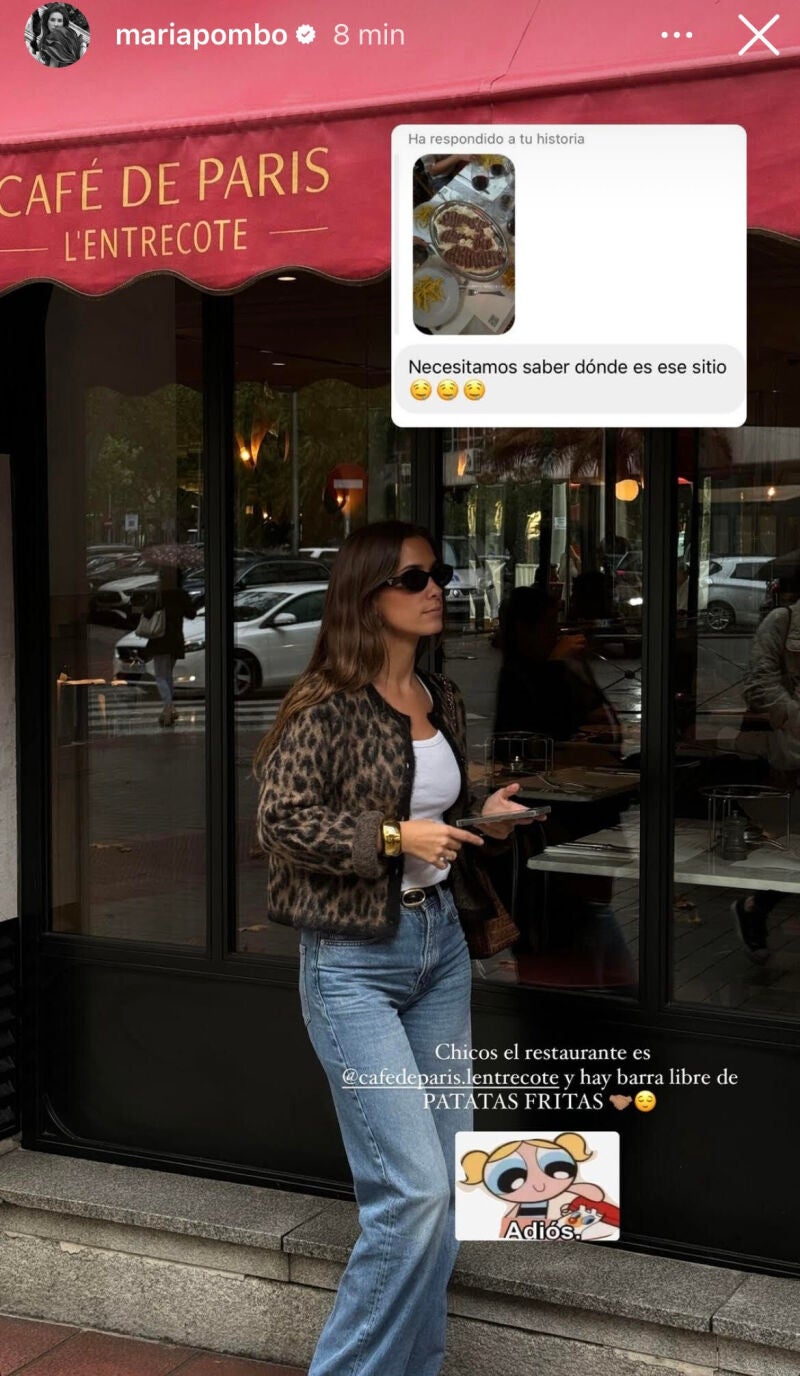 El look de María Pombo.