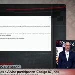 "Código 10" revela intercambio de mails con Alvise Pérez tras llamarles "criminales"