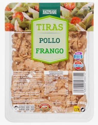 Tiras de pechuga de pollo natural Mercadona