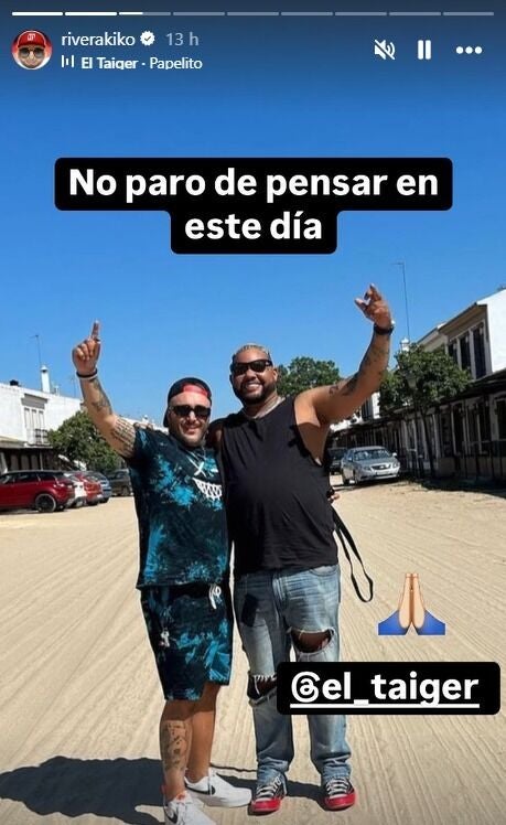 Kiko Rivera y El Taiger en El Rocío