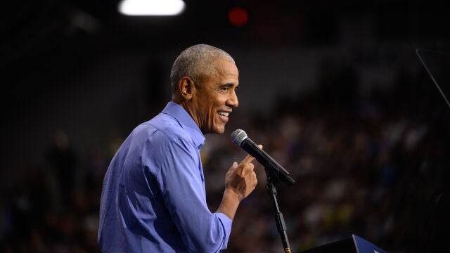 Former US President Obama hits campaign trail for Vice President Harris