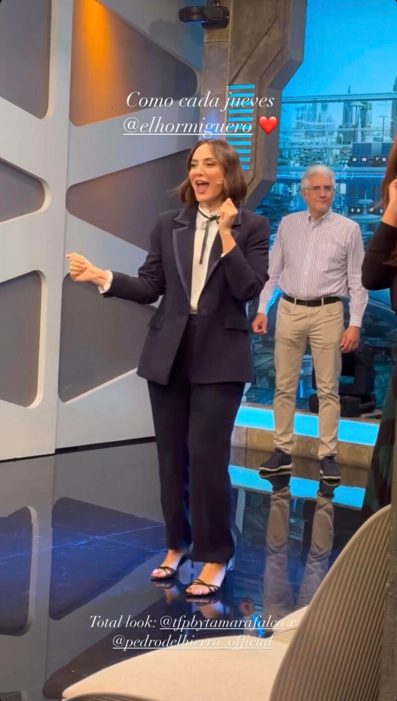 Tamara Falcó en 'El Hormiguero'.