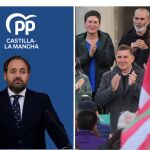 (i) El presidente del PP de Castilla-La Mancha, Francisco Núñez (d) El coordinador de EH Bildu, Arnaldo Otegi, durante un acto de campaña