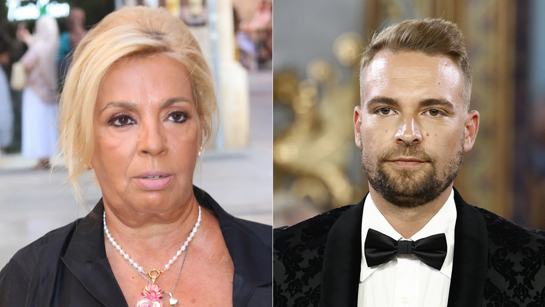 Carmen Borrego y su hijo, José María Almoguera