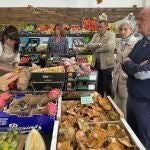 la diputada de Promoción Provincial y Desarrollo Rural Sostenible, Magdalena Rodríguez, ha visitado los comercios de Palazuelos de Eresm