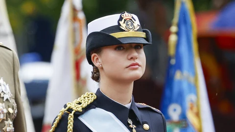 La Princesa Leonor en el desfile del Día de la Hispanidad
