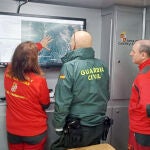 Agencia de Protección Civil y Emergencias y Guardia Civil durante el dispositivo de búsqueda