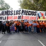 Manifestación en Madrid para denunciar el precio de los alquileres