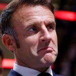 French President Macron visits Paris Motor Show 2024