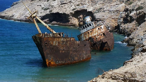 Barcos encallados