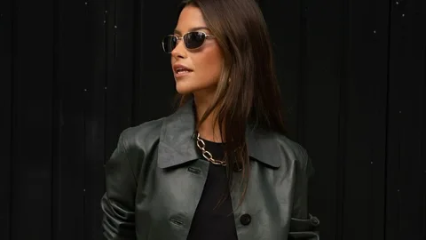 María Martín de Pozuelo con look de Mango.