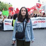 La portavoz del Sindicato de Estudiantes, Carol Latorre