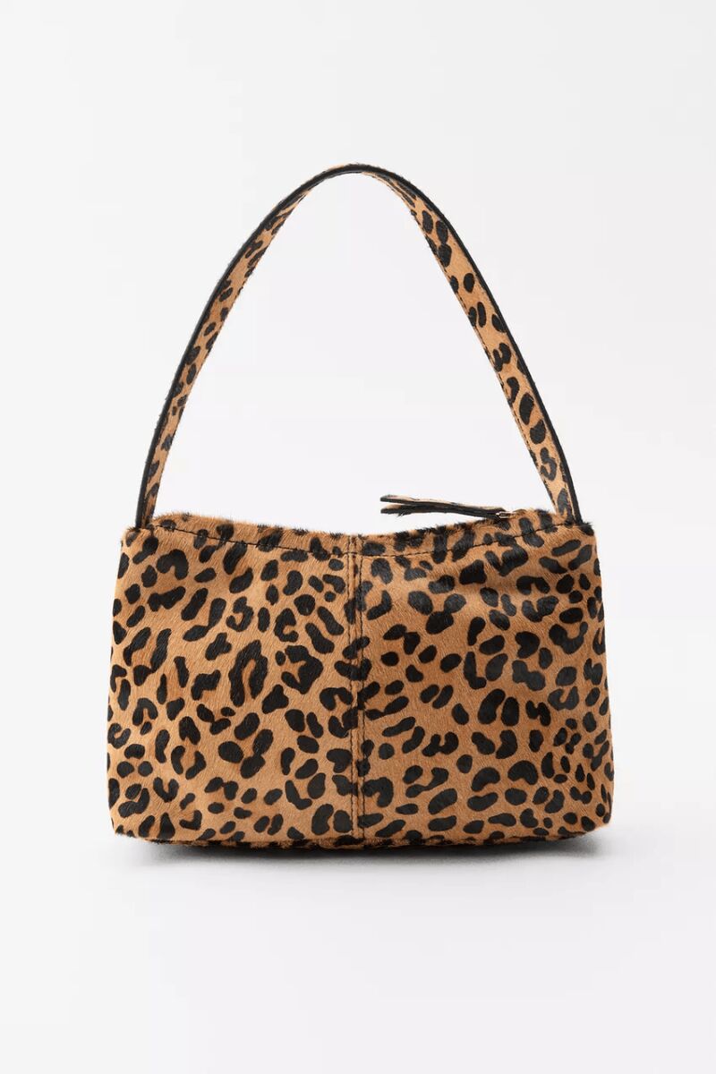 Mini bolso piel estampado animal