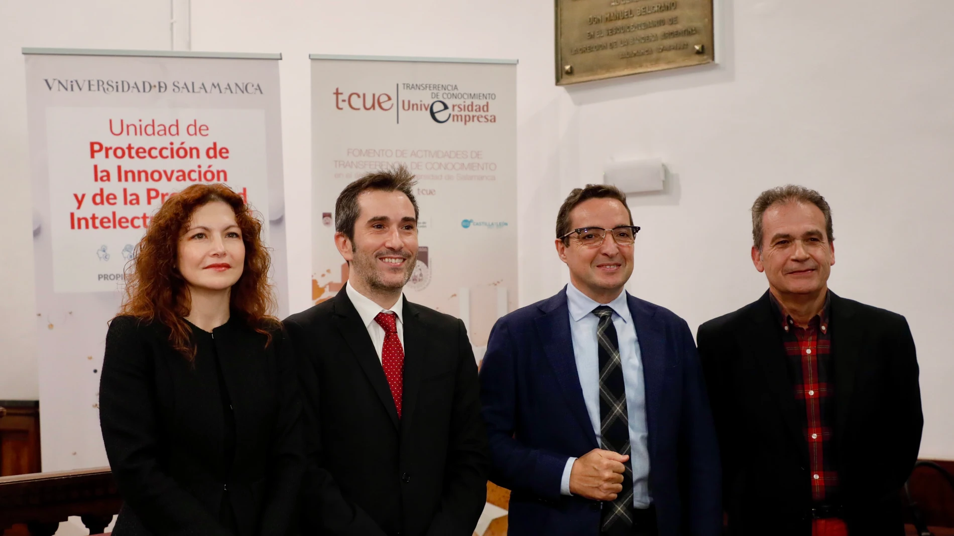 El rector de la Universidad de Salamanca, Juan Manuel Corchado, presenta la nueva Unidad de Protección de la Innovación y de la Propiedad Intelectual