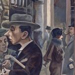 Cuadro 'Escena callejera, de George Grosz (1924)