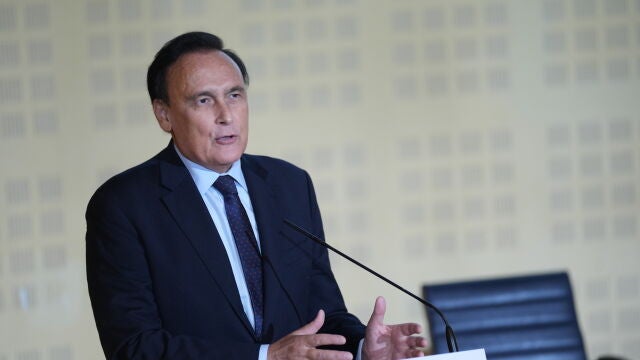 El consejero de Universidad, José Carlos Gómez Villamandos, durante su intervención en la inauguración del IV Congreso Internacional de Innovación Social Magallanes