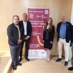 Mar Sancho y Francisco Guarido, entre otros, en la presentación del concurso