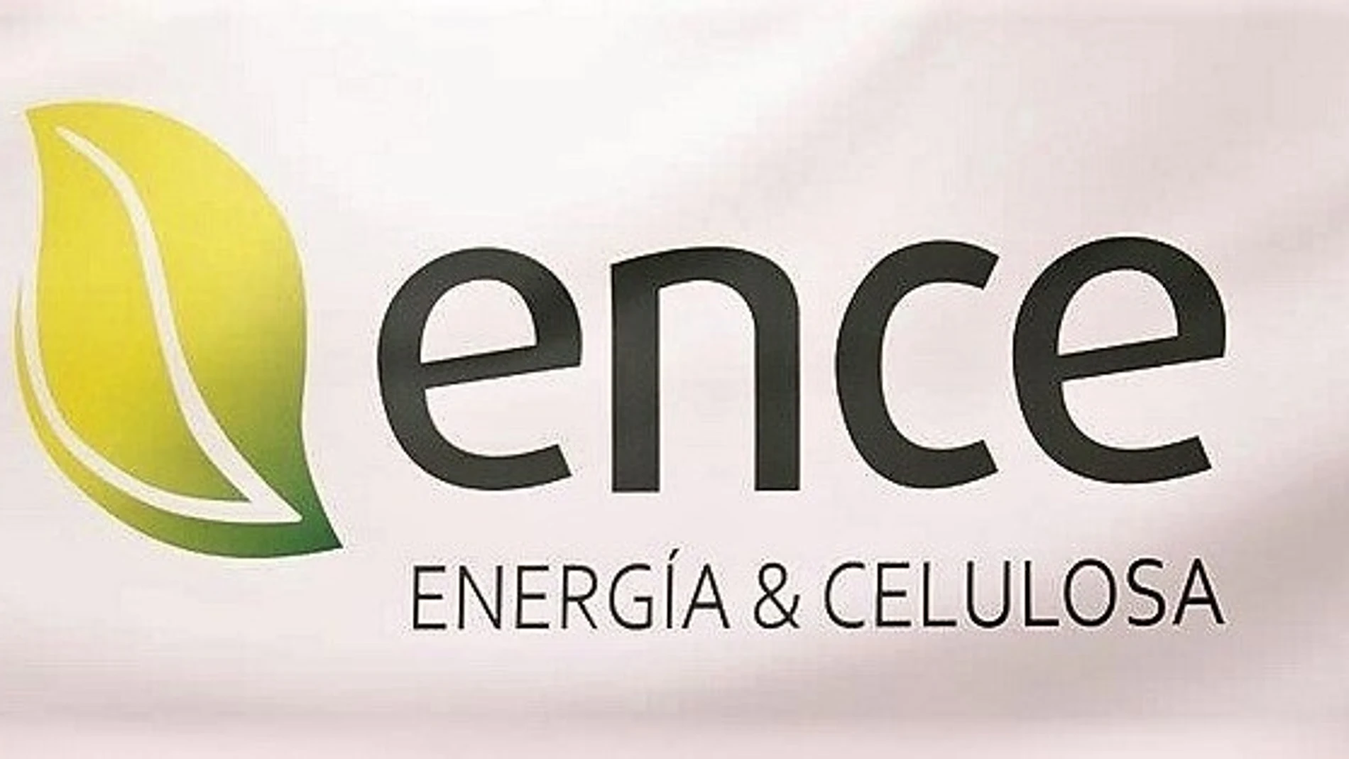 Panel con el logo de Ence