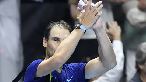 Rafael Nadal en el Six Kings Slam, día 2.