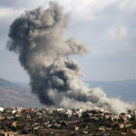 Israeli airstrikes on Khiam, southern Lebanon